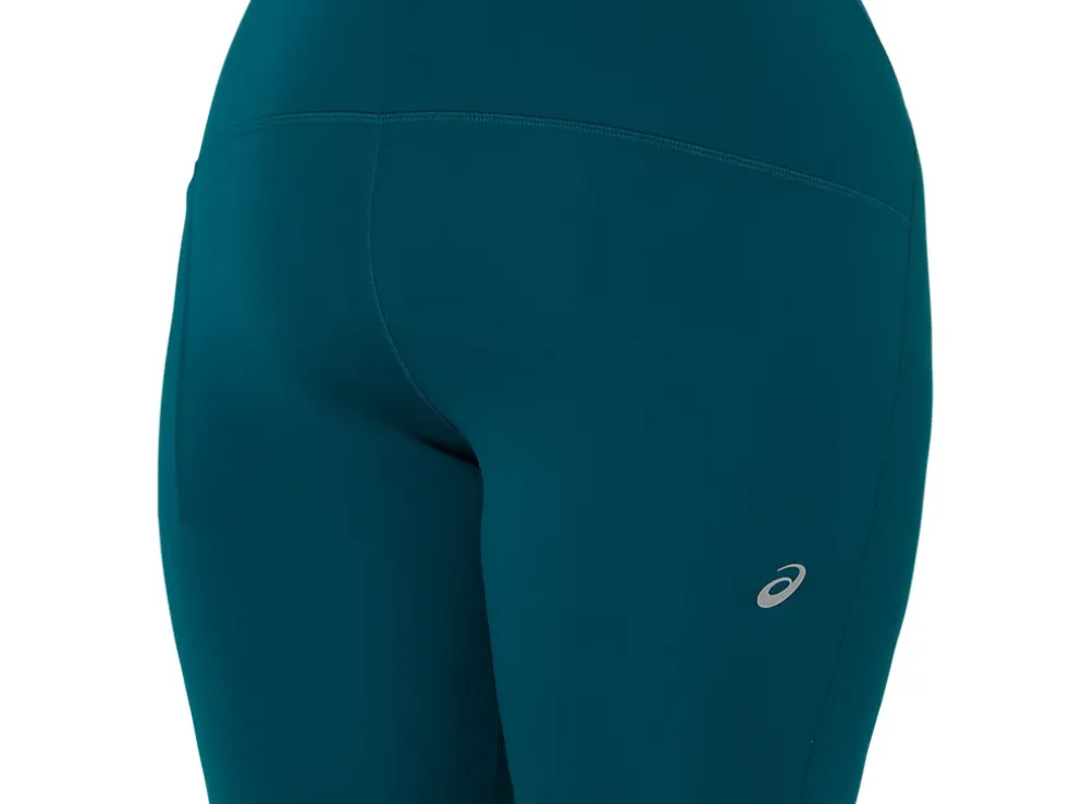 Clearance ASICS ROAD HIGH WAIST TIGHT Rich Teal