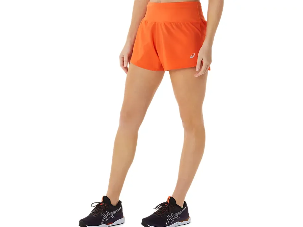 Discount ASICS ROAD 3.5IN SHORT Nova Orange