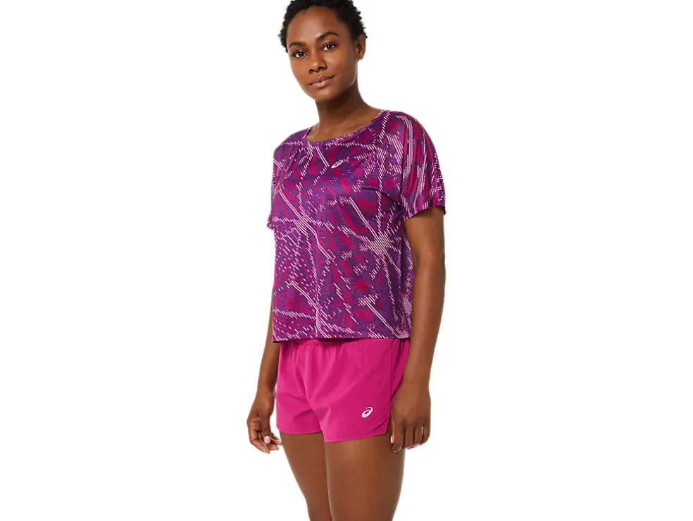 Flash Sale ASICS SAKURA SHORT SLEEVE TOP Yo Zakura Aop