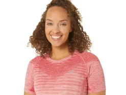 Outlet ASICS SEAMLESS SHORT SLEEVE TOP Pale Apricot/Light Garnet