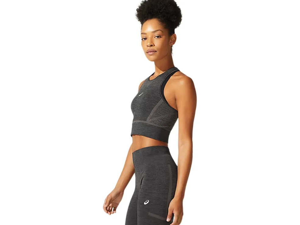 Best Sale ASICS SEAMLESS TOP Performance Black