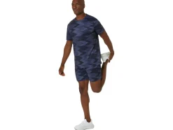 Shop ASICS SEASONAL ALL OVER PRINT 7IN SHORTS Midnight
