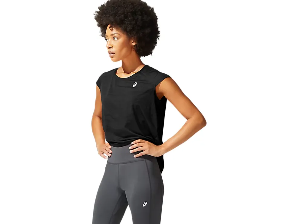 Cheap ASICS SF VENTILATE CROP TOP Performance Black