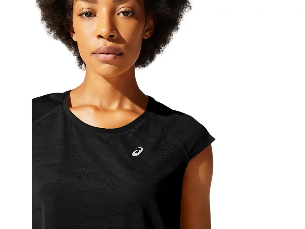 Cheap ASICS SF VENTILATE CROP TOP Performance Black