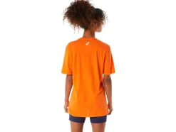 Best Sale ASICS SHORT SLEEVE 1977 GLOBAL SPORTSWEAR TEE Marigold Heather