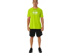 Hot ASICS SHORT SLEEVE PROPERTY OF SPORTS TEE Lime Zest
