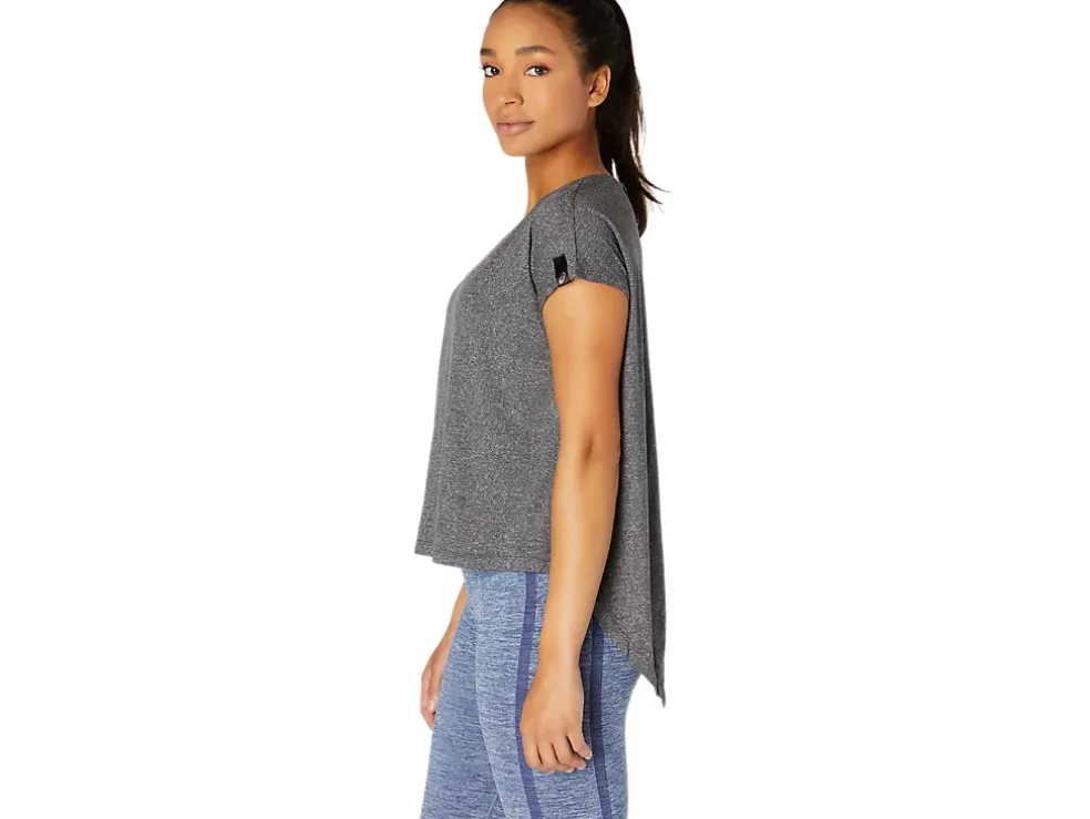 Shop ASICS SHORT SLEEVE TOP Performance Black