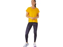 Online ASICS SIDE SLIT SHORT SLEEVE TOP Sunflower