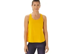 Hot ASICS SIDE SLIT SLEEVELESS TOP Sunflower