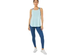 Hot ASICS SLIT SLEEVELESS TOP Clear Blue