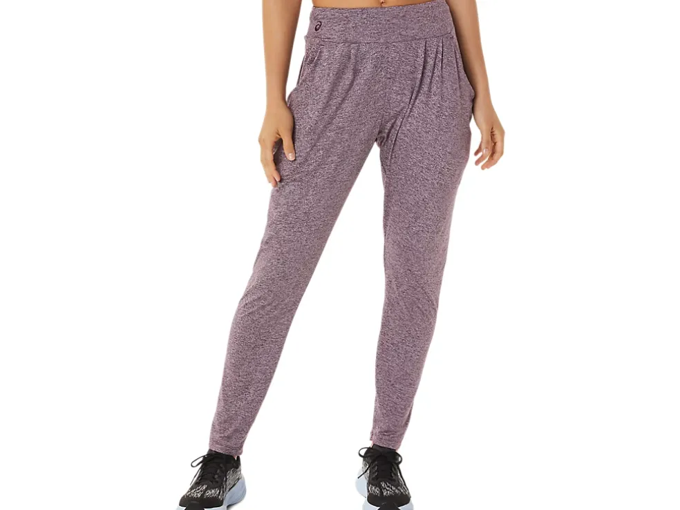Sale ASICS SOFT STRETCH KNIT PANT Deep Mars Heather