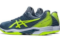 New ASICS SOLUTION SPEED FF 2 Steel Blue/Hazard Green