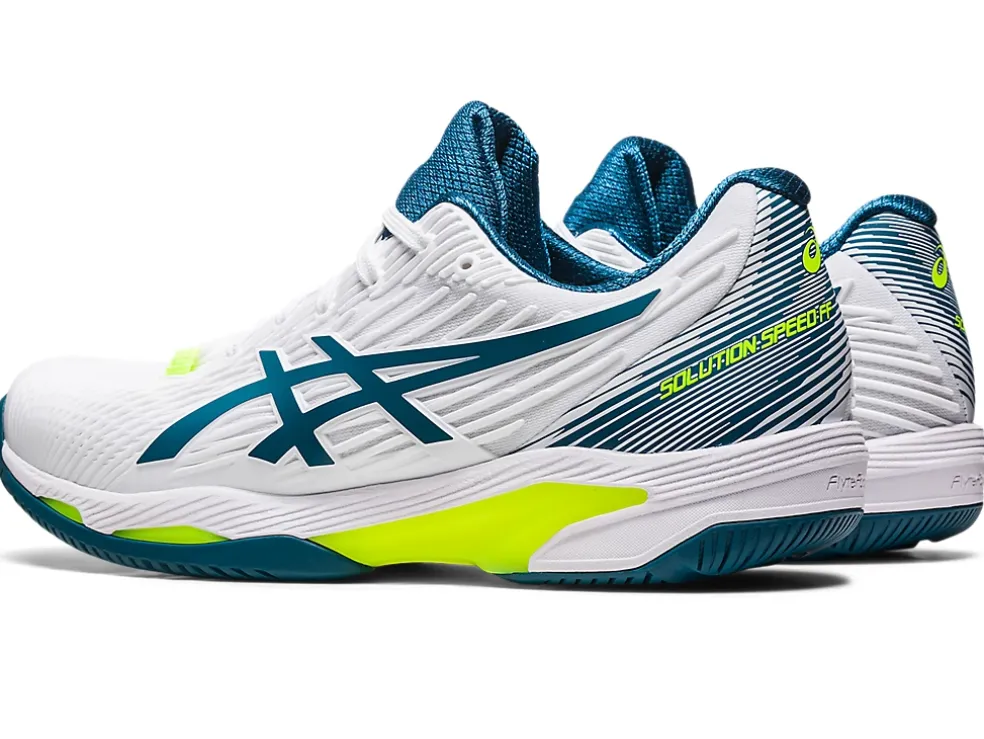 Discount ASICS SOLUTION SPEED FF 2 White/Restful Teal