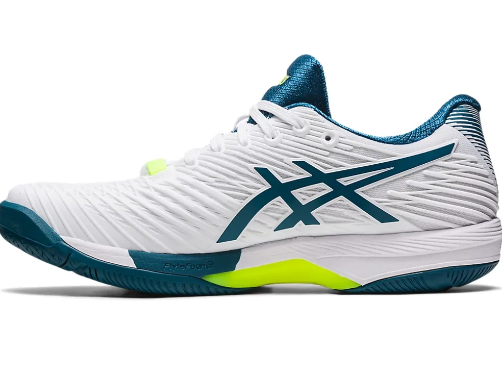 Discount ASICS SOLUTION SPEED FF 2 White/Restful Teal