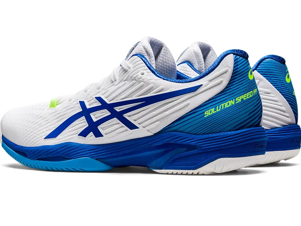 Store ASICS SOLUTION SPEED FF 2 White/Tuna Blue