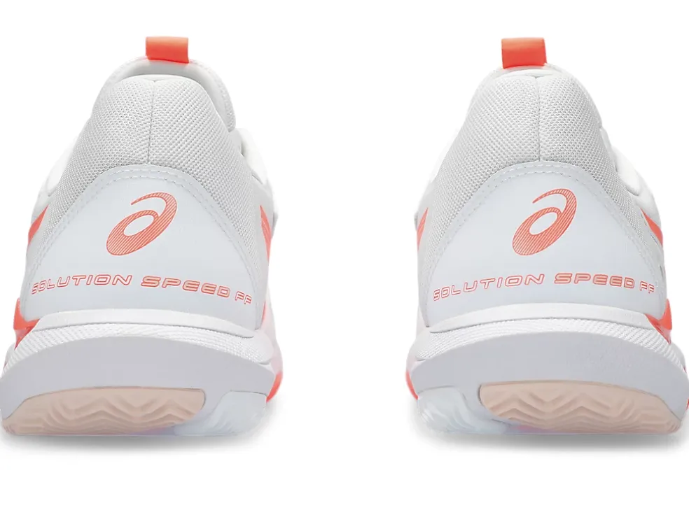 Best Sale ASICS SOLUTION SPEED FF 3 CLAY White/Sun Coral