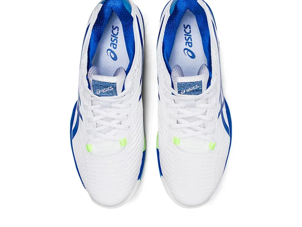 Shop ASICS SOLUTION SPEED FF 2 CLAY White/Tuna Blue