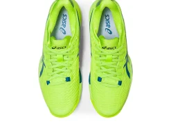 Cheap ASICS SOLUTION SPEED FF 2 CLAY Hazard Green/Reborn Blue