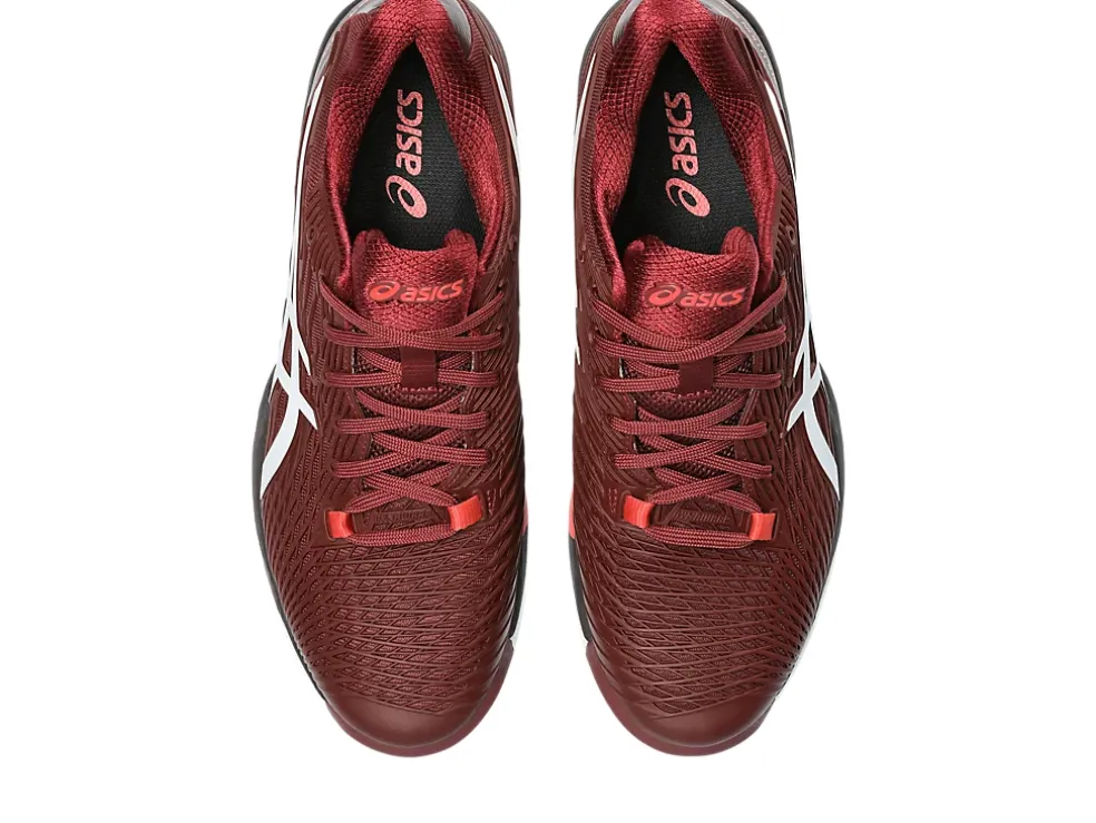 New ASICS SOLUTION SPEED FF 2 CLAY Antique Red/White