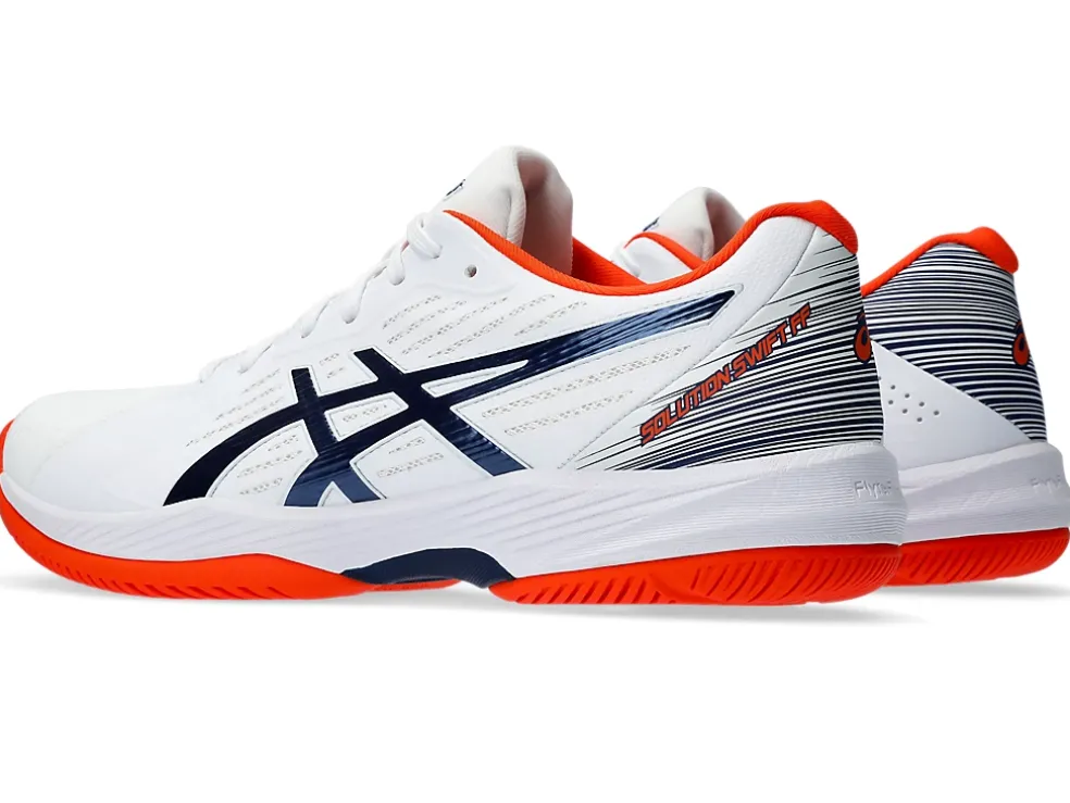 Best Sale ASICS SOLUTION SWIFT FF White/Blue Expanse