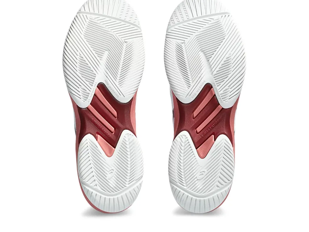 Sale ASICS SOLUTION SWIFT FF White/Antique Red