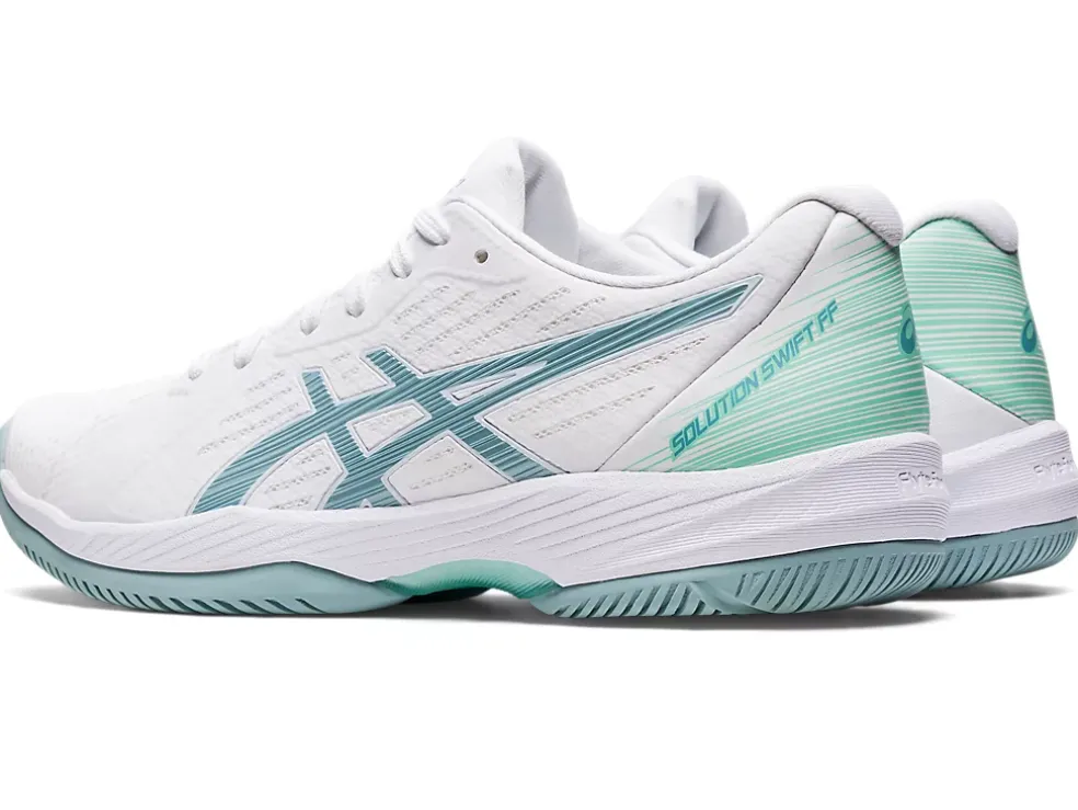 Flash Sale ASICS SOLUTION SWIFT FF White/Smoke Blue