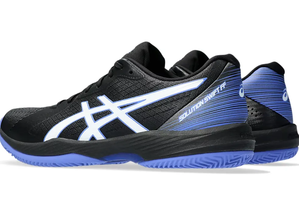 Shop ASICS SOLUTION SWIFT FF CLAY Black/Sapphire