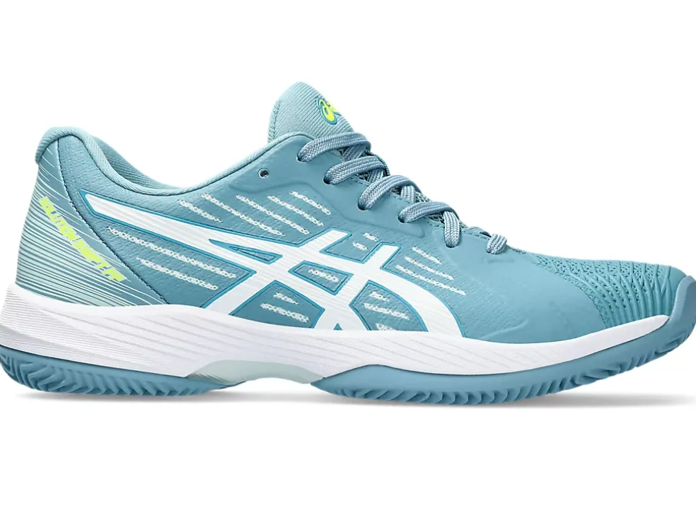 New ASICS SOLUTION SWIFT FF CLAY Gris Blue/White