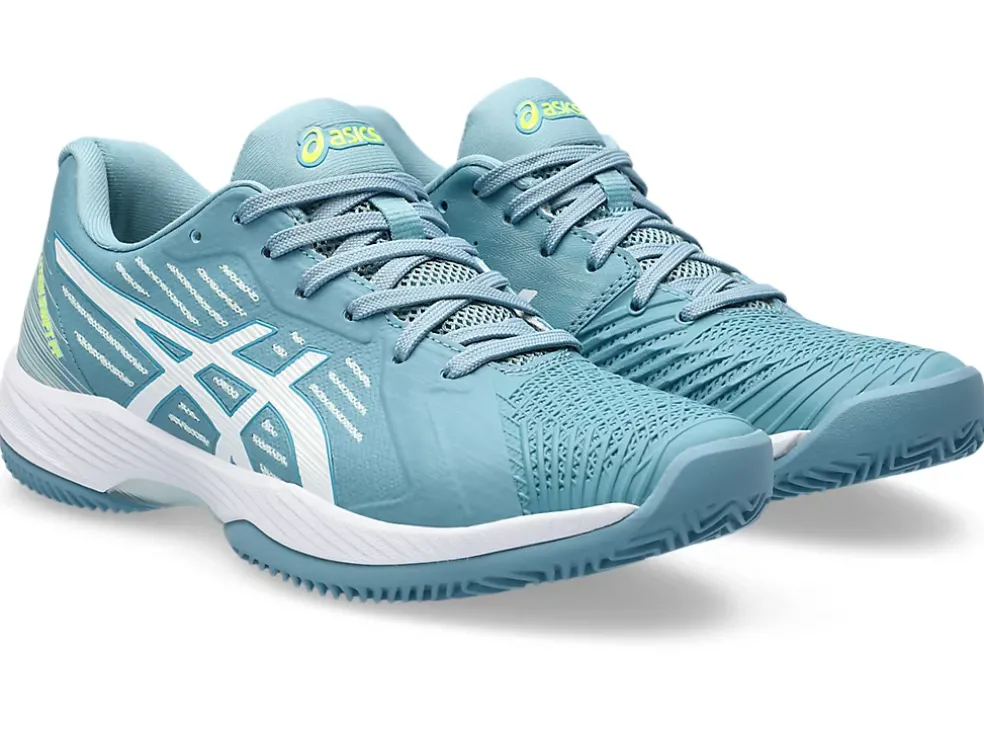New ASICS SOLUTION SWIFT FF CLAY Gris Blue/White