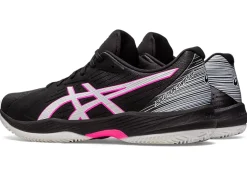 Cheap ASICS SOLUTION SWIFT FF CLAY Black/Hot Pink