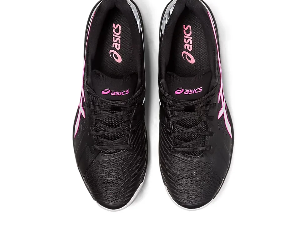 Cheap ASICS SOLUTION SWIFT FF CLAY Black/Hot Pink