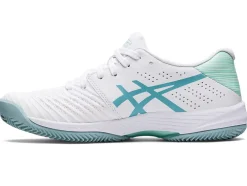 Hot ASICS SOLUTION SWIFT FF CLAY White/Smoke Blue
