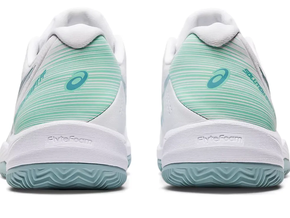 Hot ASICS SOLUTION SWIFT FF CLAY White/Smoke Blue