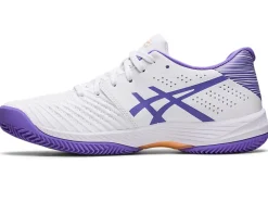 Cheap ASICS SOLUTION SWIFT FF CLAY White/Amethyst