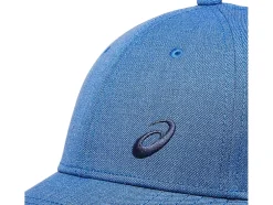 Cheap ASICS SPIRAL LOGO CAP Blue Melange
