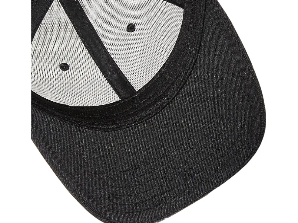 Hot ASICS SPIRAL LOGO CAP Performance Black