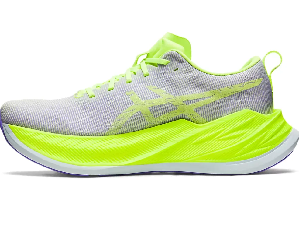 New ASICS SUPERBLAST Hazard Green/Amethyst