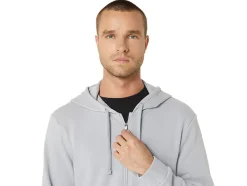 Sale ASICS SWEAT FULL ZIP HOODIE Piedmont Grey