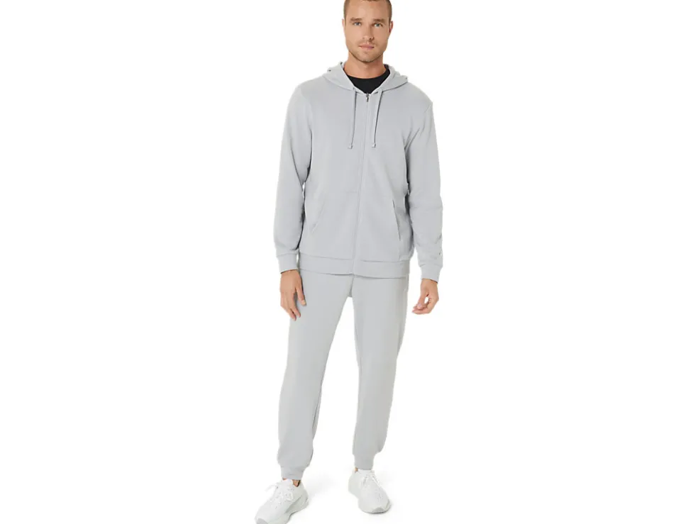 Sale ASICS SWEAT FULL ZIP HOODIE Piedmont Grey