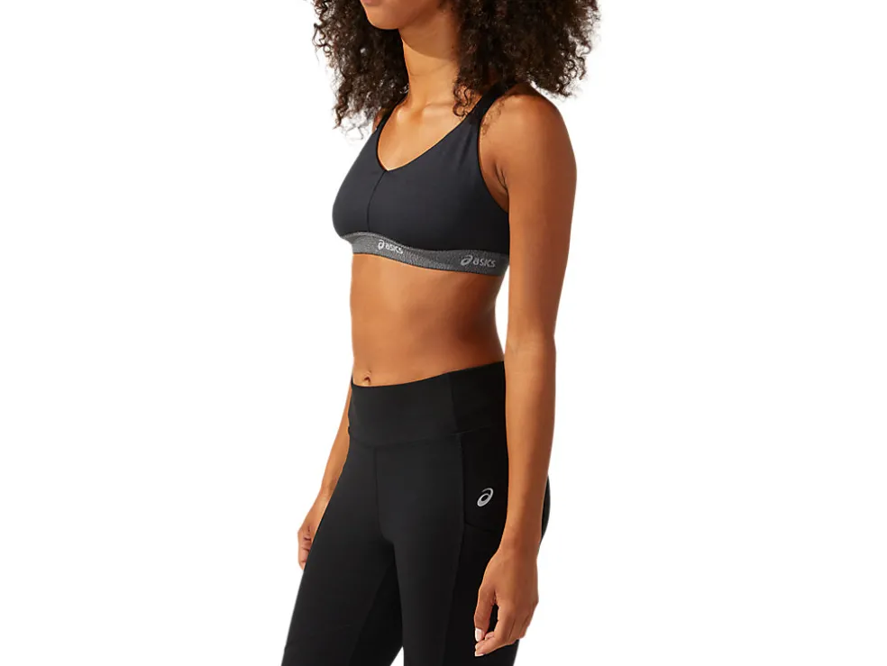 New ASICS Team Band Bra Black