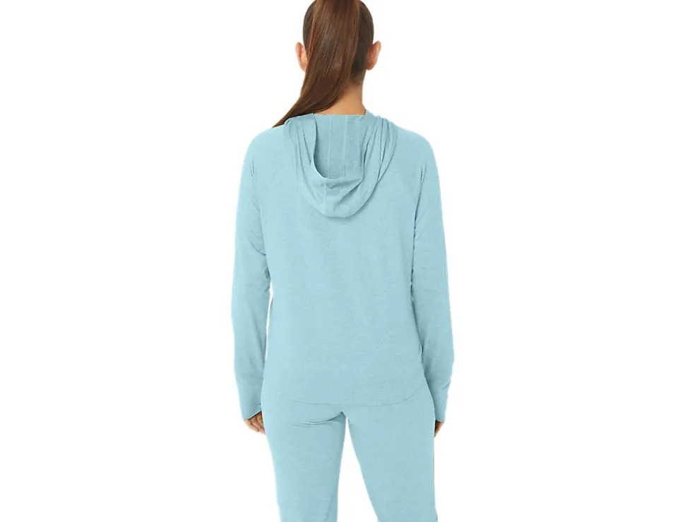 Cheap ASICS TECH PO HOODIE 2.0 Aquamarine Spacedye