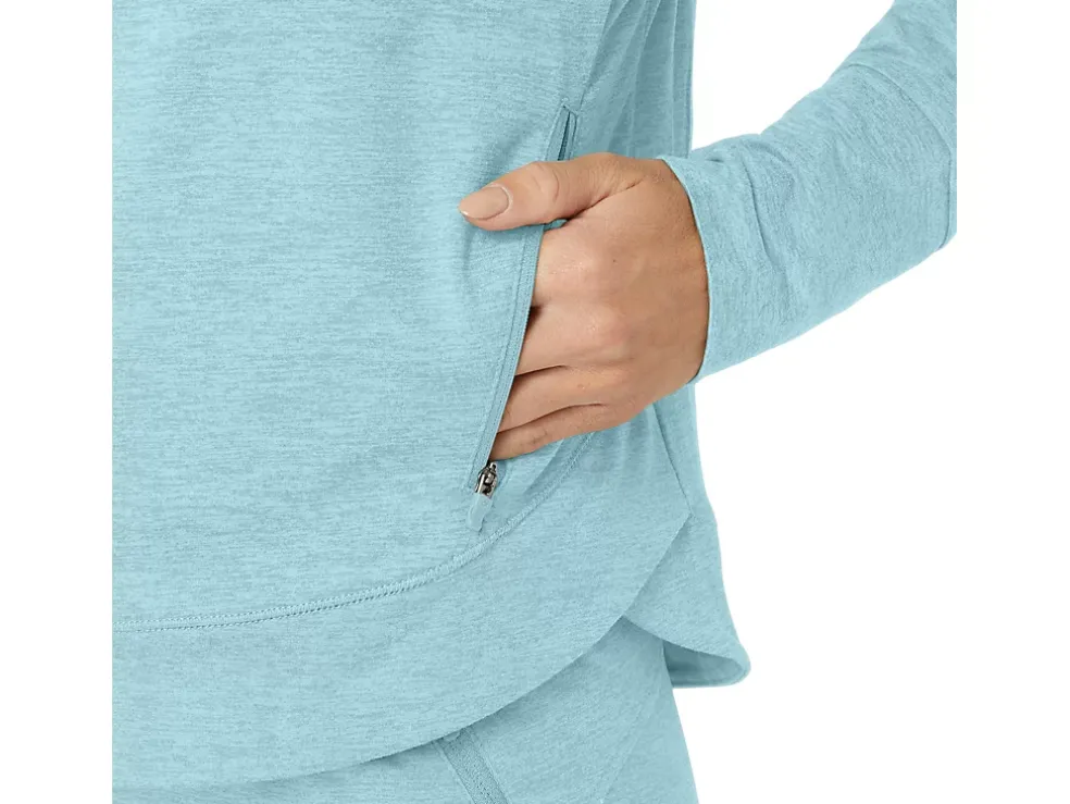 Cheap ASICS TECH PO HOODIE 2.0 Aquamarine Spacedye