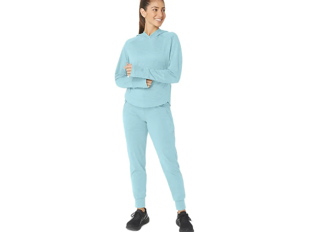 Cheap ASICS TECH PO HOODIE 2.0 Aquamarine Spacedye
