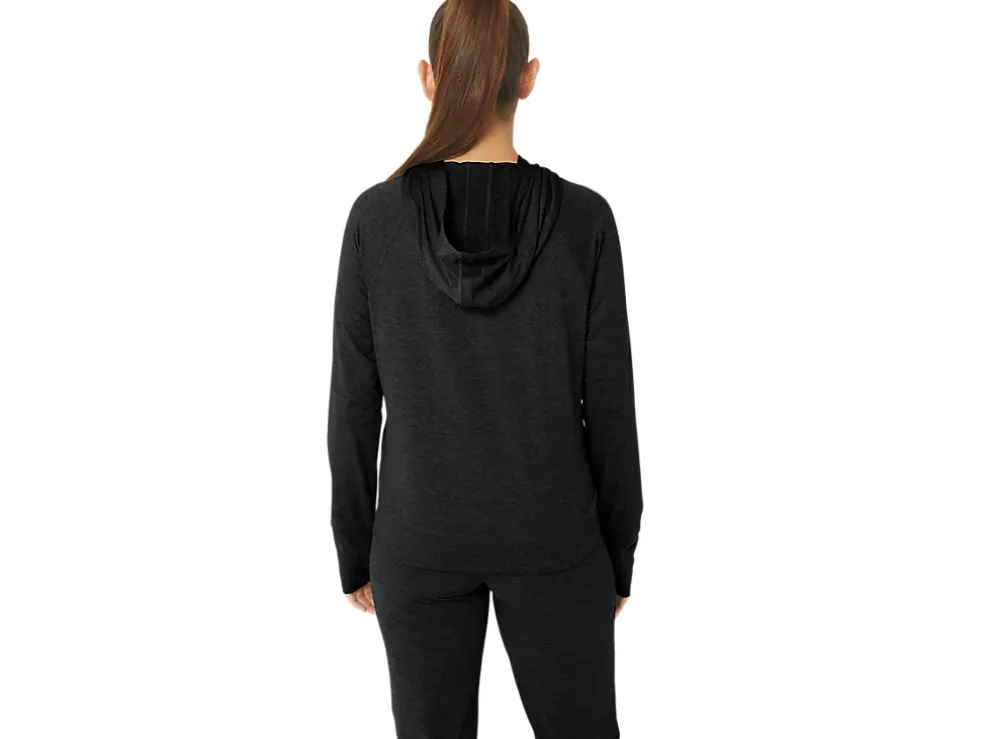 Cheap ASICS TECH PO HOODIE 2.0 Performance Black Spacedye
