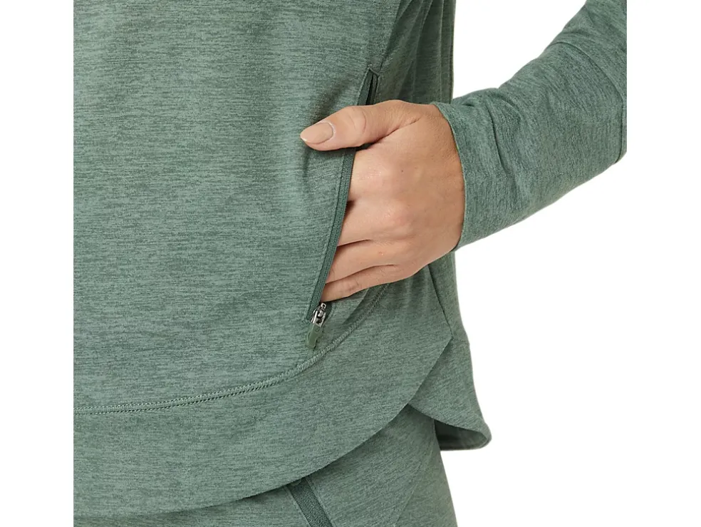 Cheap ASICS TECH PO HOODIE 2.0 Ivy Spacedye