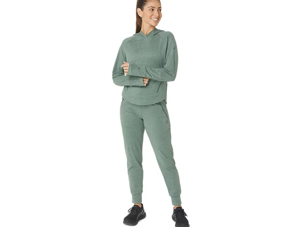 Cheap ASICS TECH PO HOODIE 2.0 Ivy Spacedye