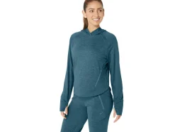 Cheap ASICS TECH PO HOODIE 2.0 Gloomy Sea Spacedye