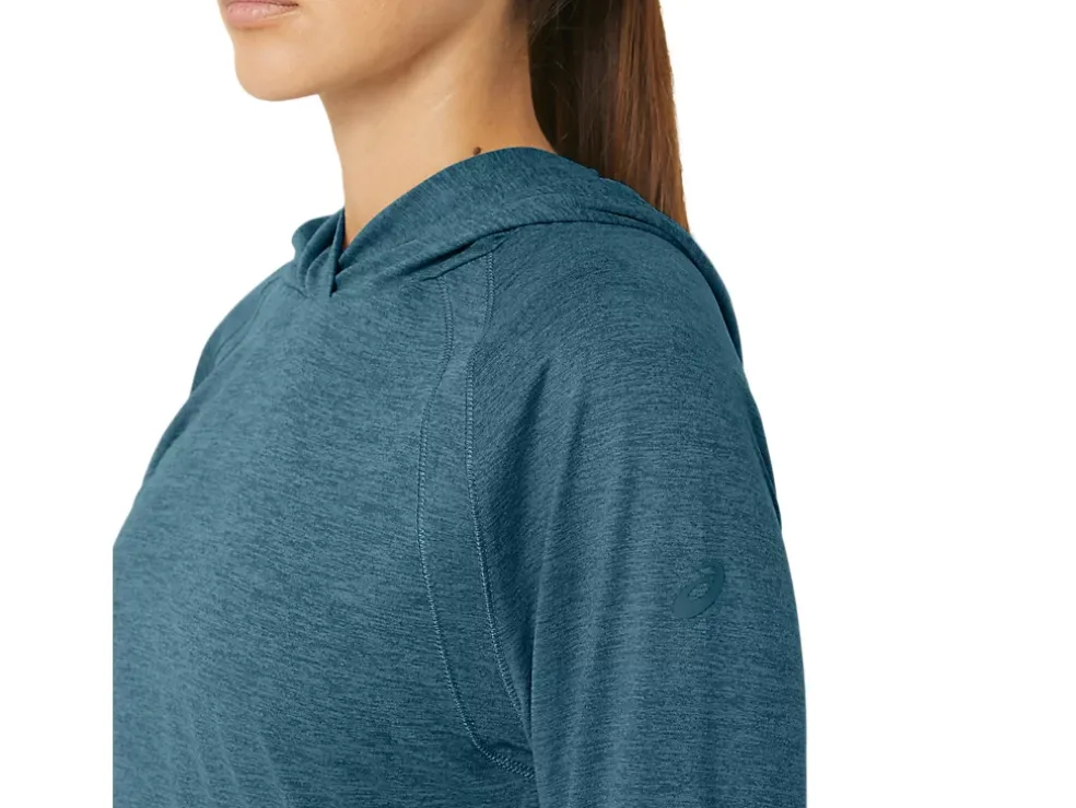 Cheap ASICS TECH PO HOODIE 2.0 Gloomy Sea Spacedye