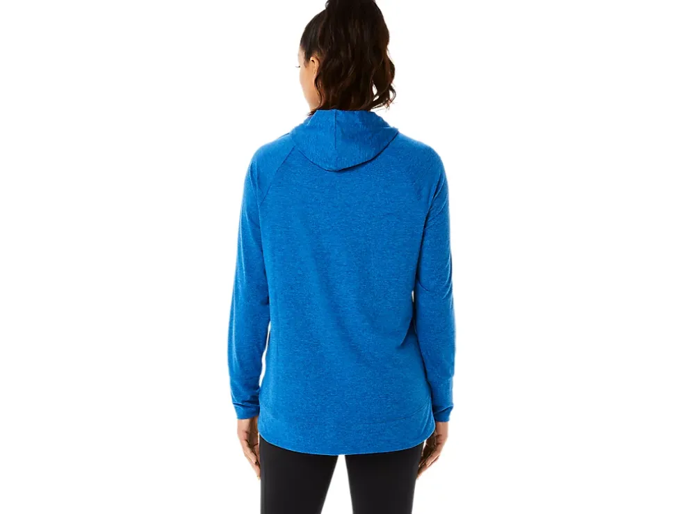 Clearance ASICS TECH PULLOVER HOODIE Lake Drive Spacedye/Clear Blue