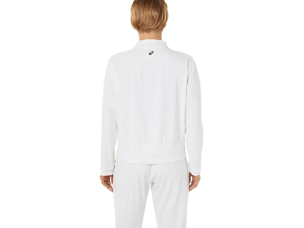 Store ASICS TENNIS JACKET Brilliant White/Performance Black